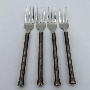 Cambridge Silver Carera Dinner Forks 18/10 Stainless Flatware S/4 Forged Handle